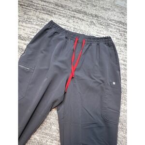 FIGS Scrub Pants Men 3XLT Gray Cargo Technical